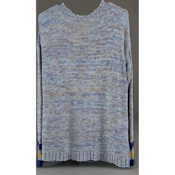 Roxy Women’s Small Cable Knit Sweater Multicolor Stripe Y2K Surf Skater 90s EUC - Picture 5 of 8